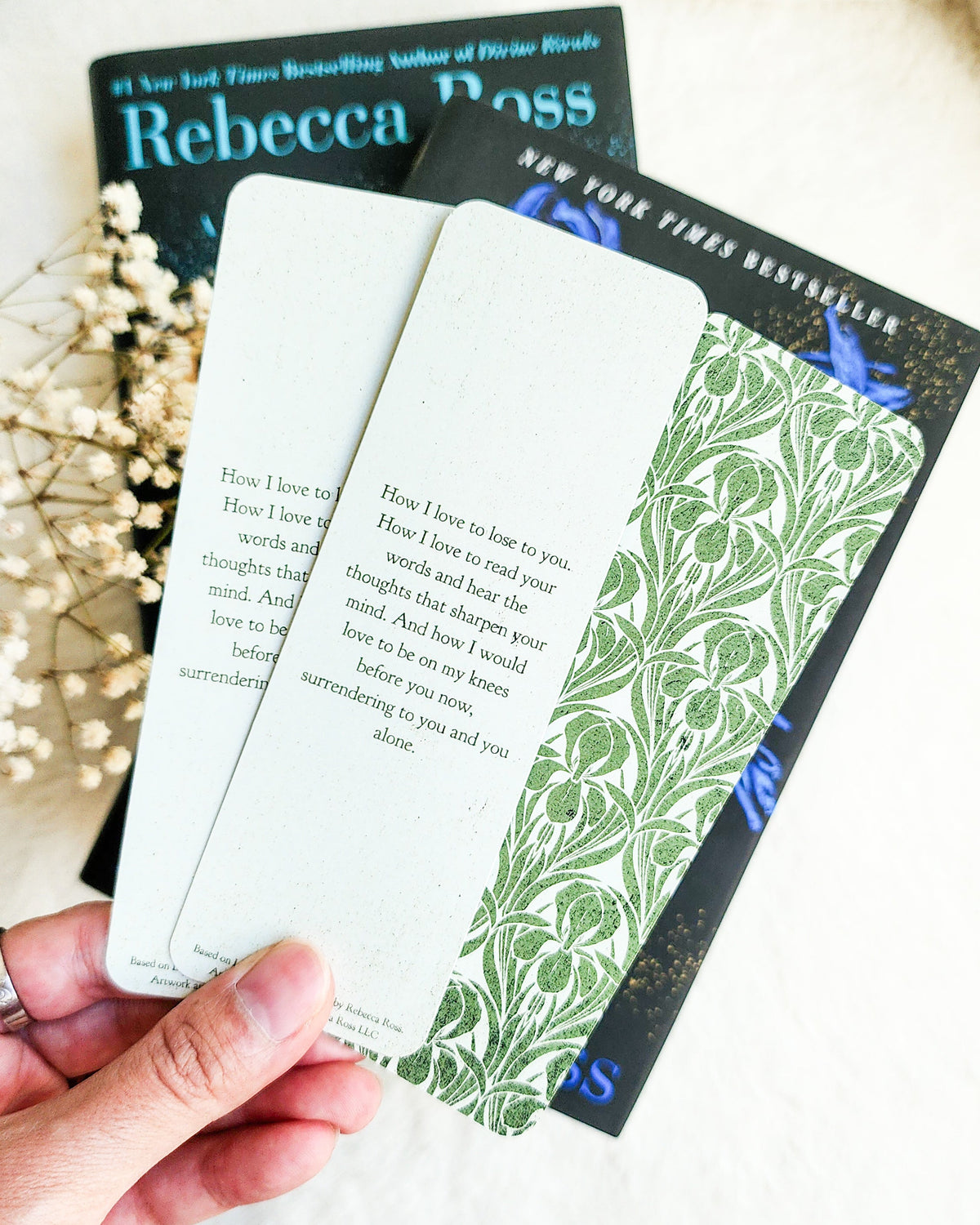 Ruthless Vows Bookmark | Divine Rivals Series by Rebecca Ross - The Bean Workshop - book lover gift, bookish bookmark, bookish gift, bookmark, Divine Rivals, Divine Rivals merch, enemies to lovers, fantasy romance, Iris and Roman, Letters of Enchantment, Rebecca Ross, Rebecca Ross merch, Ruthless Vows