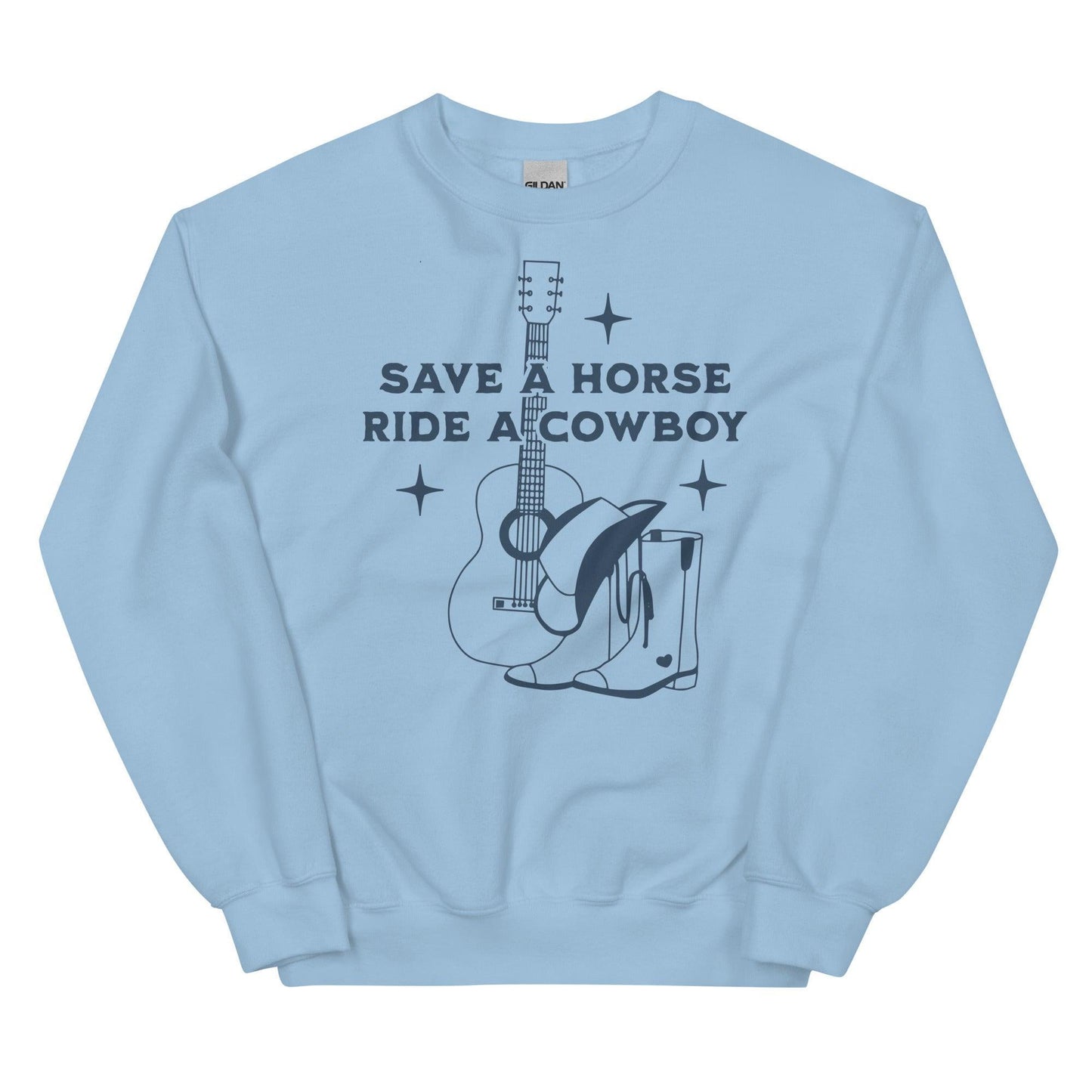 Save a Horse Ride a Cowboy Sweatshirt - The Bean Workshop - cade eaton, chestnut springs, elsie silver, heartless, sweater, sweatshirt