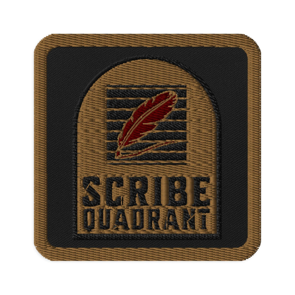 Scribe Quadrant Embroidered Patch - The Bean Workshop - embroidered, fourth wing, patch, rebecca yarros