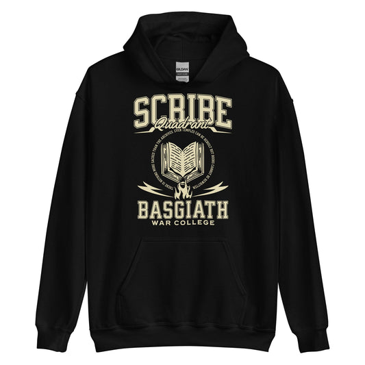 Scribe Quadrant Hoodie - The Bean Workshop - Fourth Wing, hoodie, Rebecca Yarros, Scribe Quadrant, The Empyrean