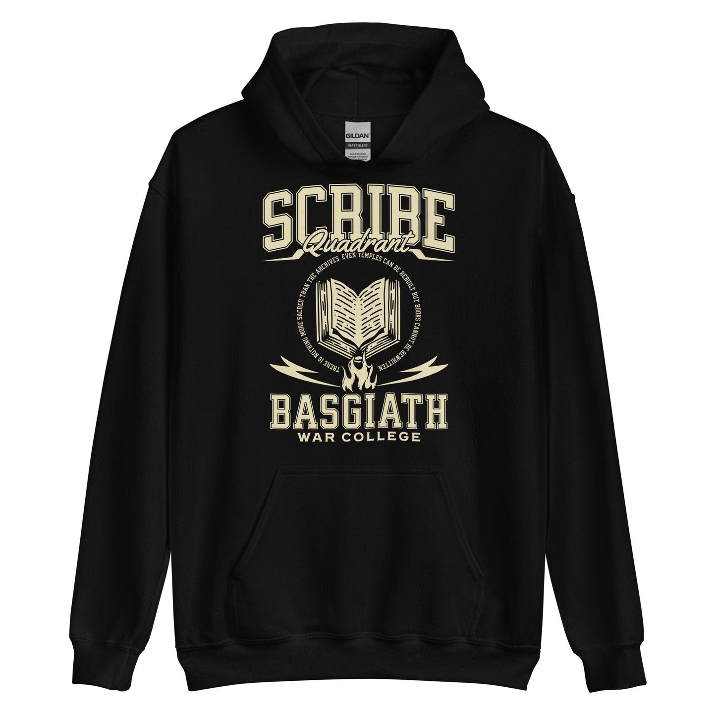 Scribe Quadrant Hoodie - The Bean Workshop - Fourth Wing, hoodie, Rebecca Yarros, Scribe Quadrant, The Empyrean