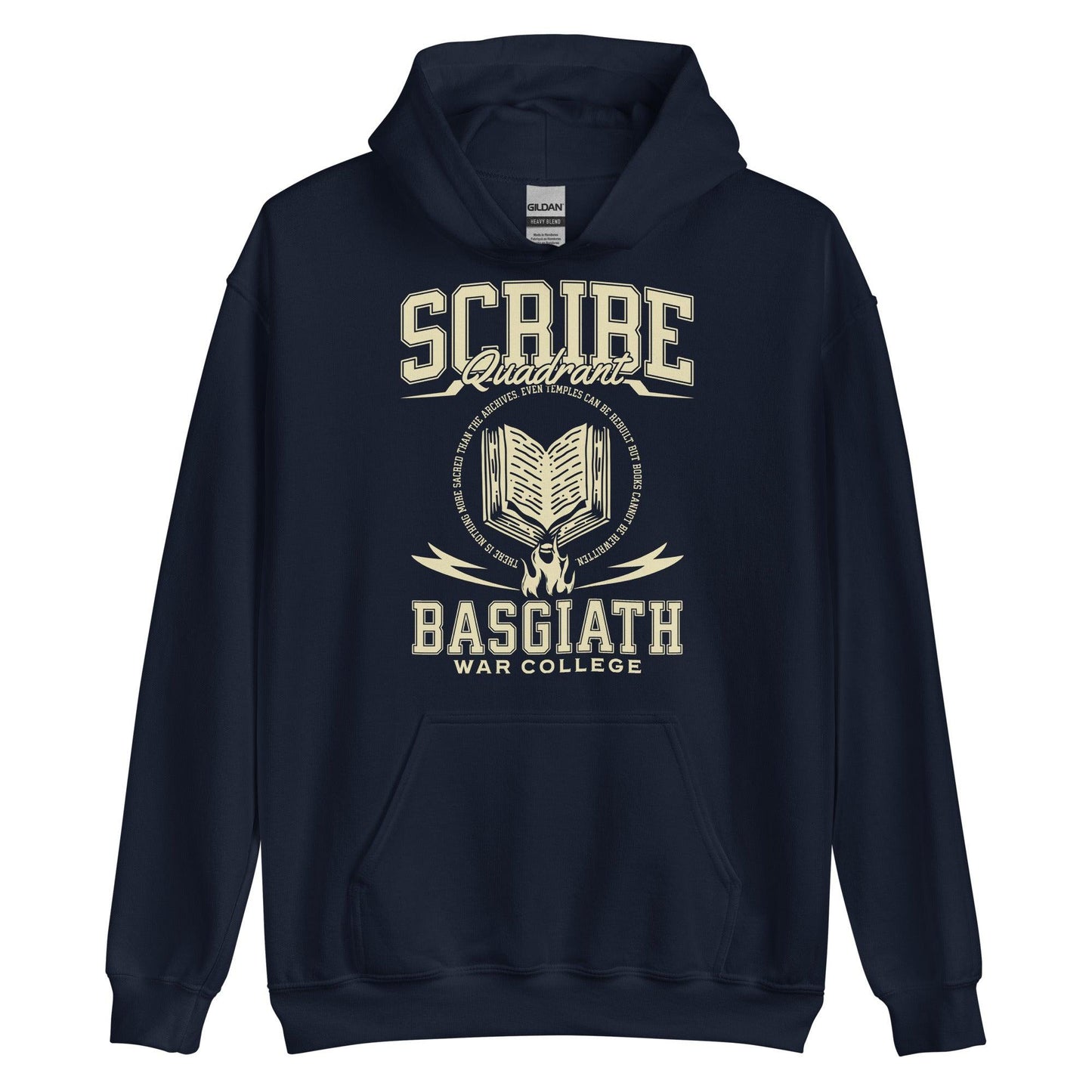 Scribe Quadrant Hoodie - The Bean Workshop - Fourth Wing, hoodie, Rebecca Yarros, Scribe Quadrant, The Empyrean