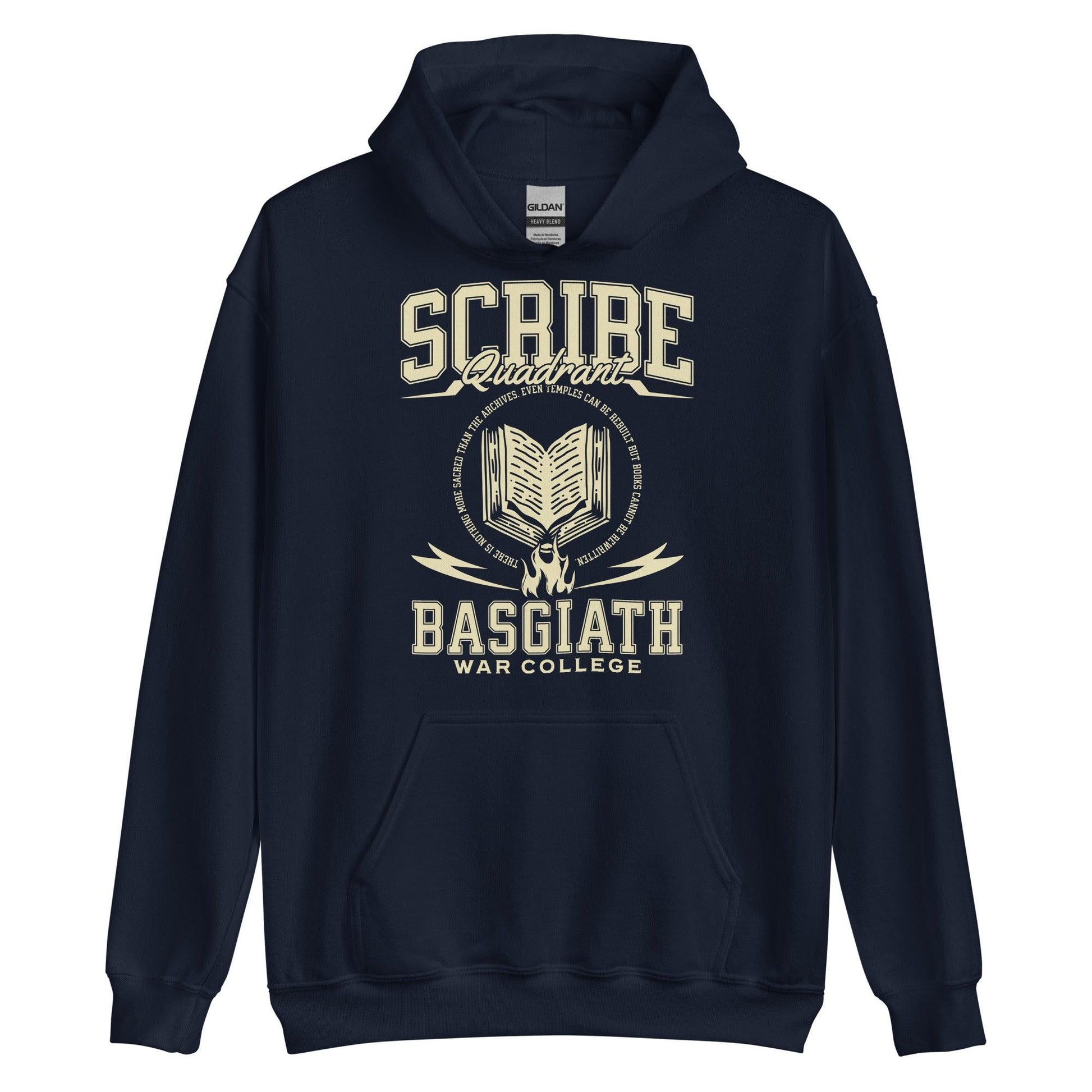 Scribe Quadrant Hoodie - The Bean Workshop - Fourth Wing, hoodie, Rebecca Yarros, Scribe Quadrant, The Empyrean