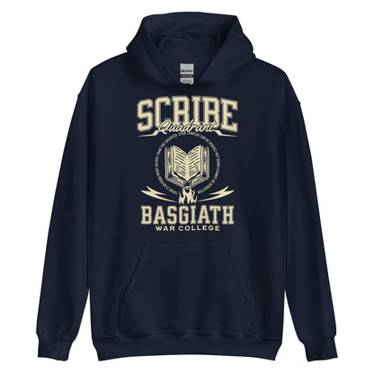 Scribe Quadrant Hoodie - The Bean Workshop - Fourth Wing, hoodie, Rebecca Yarros, Scribe Quadrant, The Empyrean
