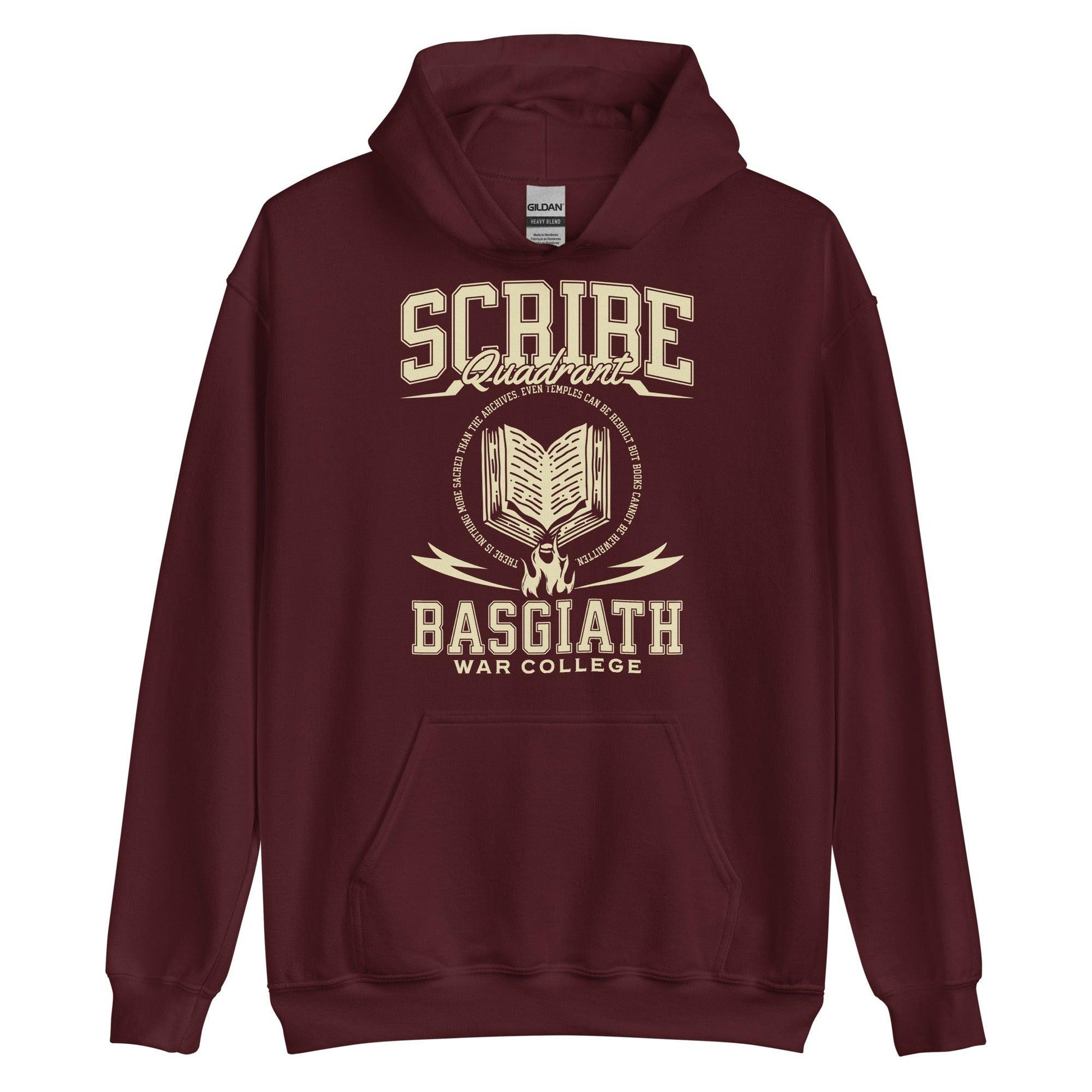 Scribe Quadrant Hoodie - The Bean Workshop - Fourth Wing, hoodie, Rebecca Yarros, Scribe Quadrant, The Empyrean