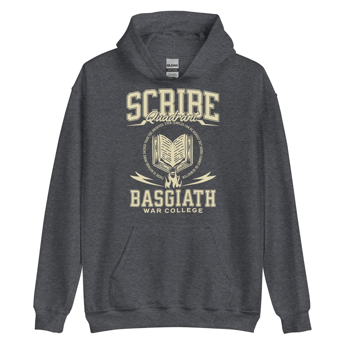 Scribe Quadrant Hoodie - The Bean Workshop - Fourth Wing, hoodie, Rebecca Yarros, Scribe Quadrant, The Empyrean