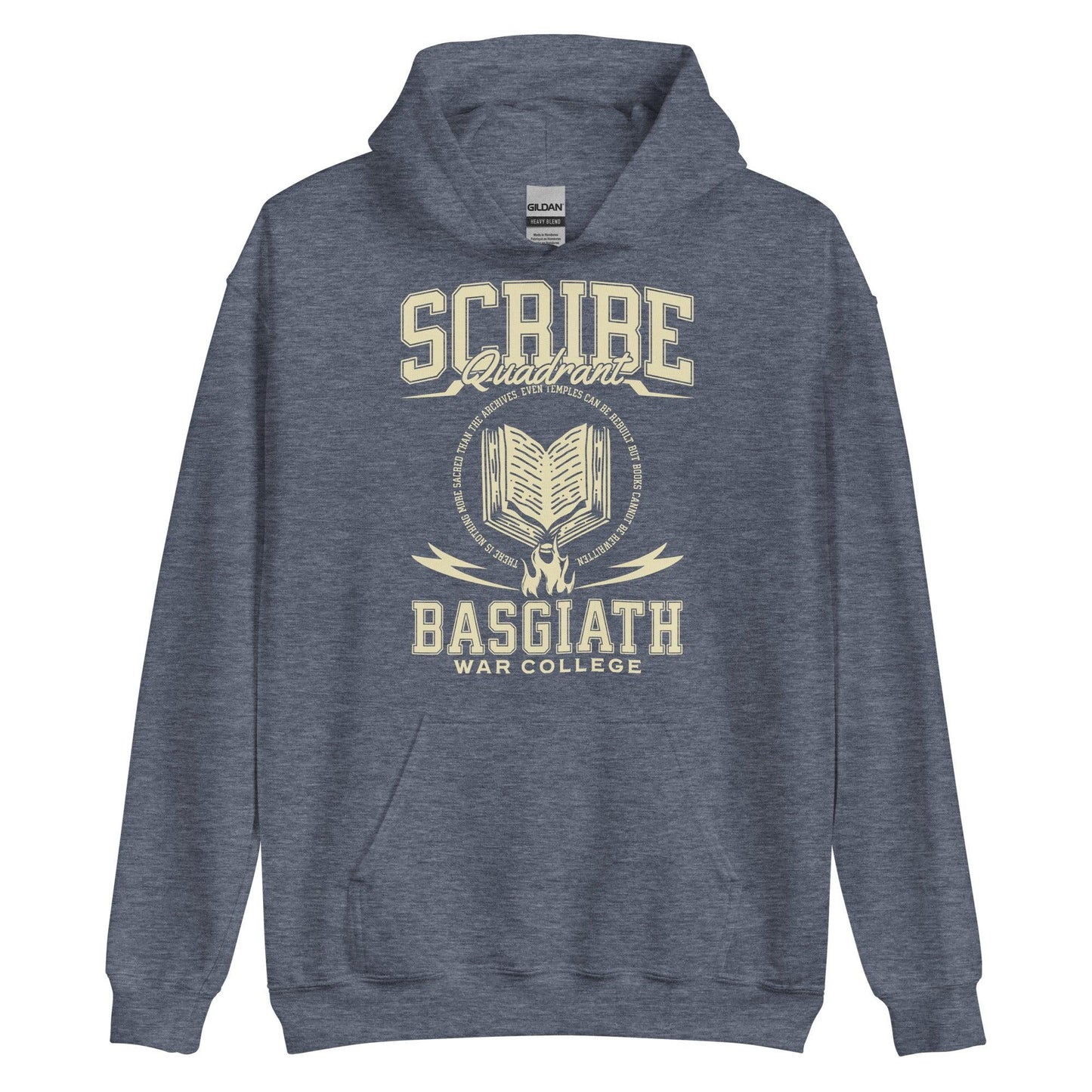Scribe Quadrant Hoodie - The Bean Workshop - Fourth Wing, hoodie, Rebecca Yarros, Scribe Quadrant, The Empyrean