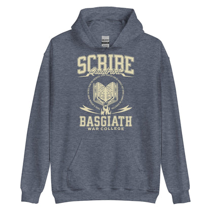 Scribe Quadrant Hoodie - The Bean Workshop - Fourth Wing, hoodie, Rebecca Yarros, Scribe Quadrant, The Empyrean