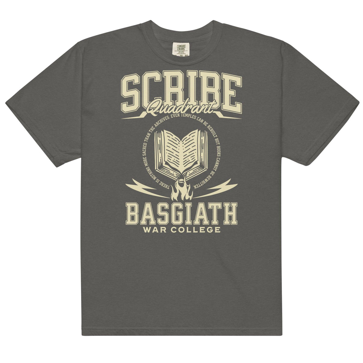 Scribe Quadrant Tee Shirt - The Bean Workshop - box tee, fourth wing, rebecca yarros