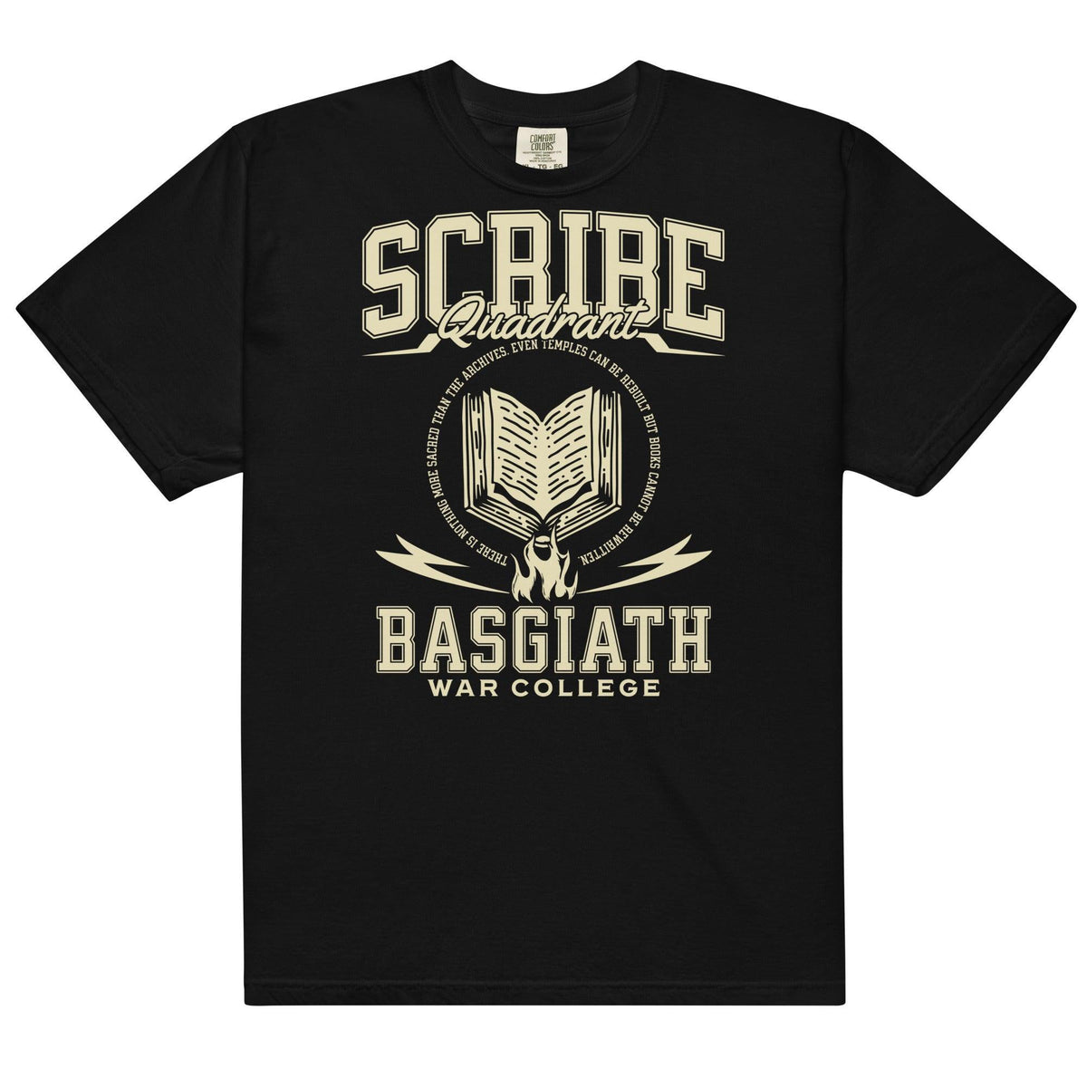 Scribe Quadrant Tee Shirt - The Bean Workshop - box tee, fourth wing, rebecca yarros