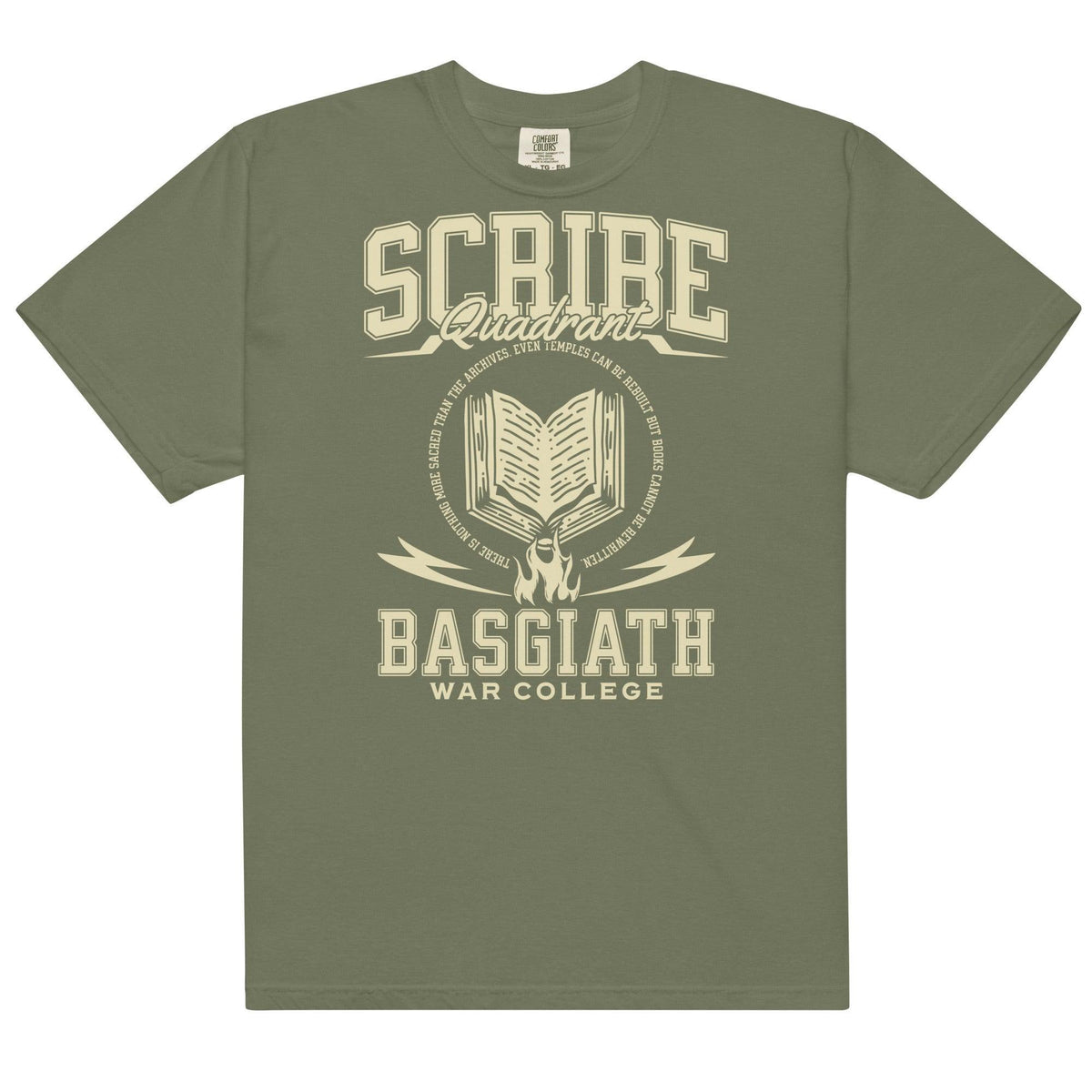 Scribe Quadrant Tee Shirt - The Bean Workshop - box tee, fourth wing, rebecca yarros