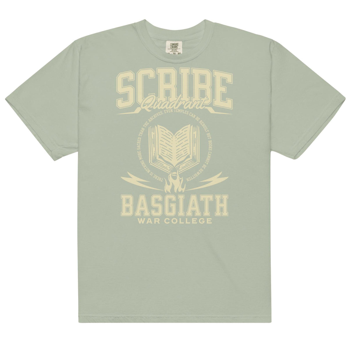 Scribe Quadrant Tee Shirt - The Bean Workshop - box tee, fourth wing, rebecca yarros