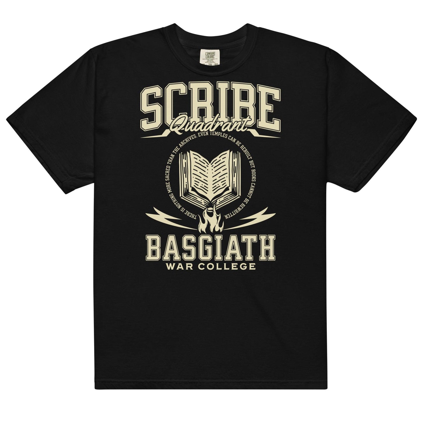 Scribe Quadrant Tee Shirt - The Bean Workshop - box tee, fourth wing, rebecca yarros