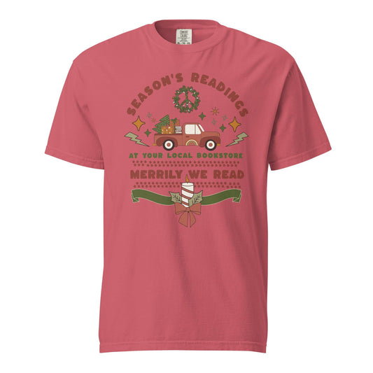 Season's Readings Christmas at Your Local Bookstore T-shirt - The Bean Workshop - bookish, Christmas, Season's Readings, t-shirt, Tee