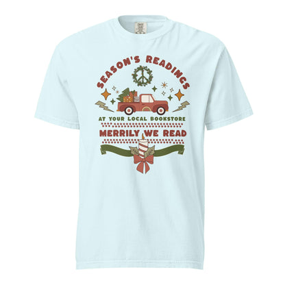 Season's Readings Christmas at Your Local Bookstore T-shirt - The Bean Workshop - bookish, Christmas, Season's Readings, t-shirt, Tee