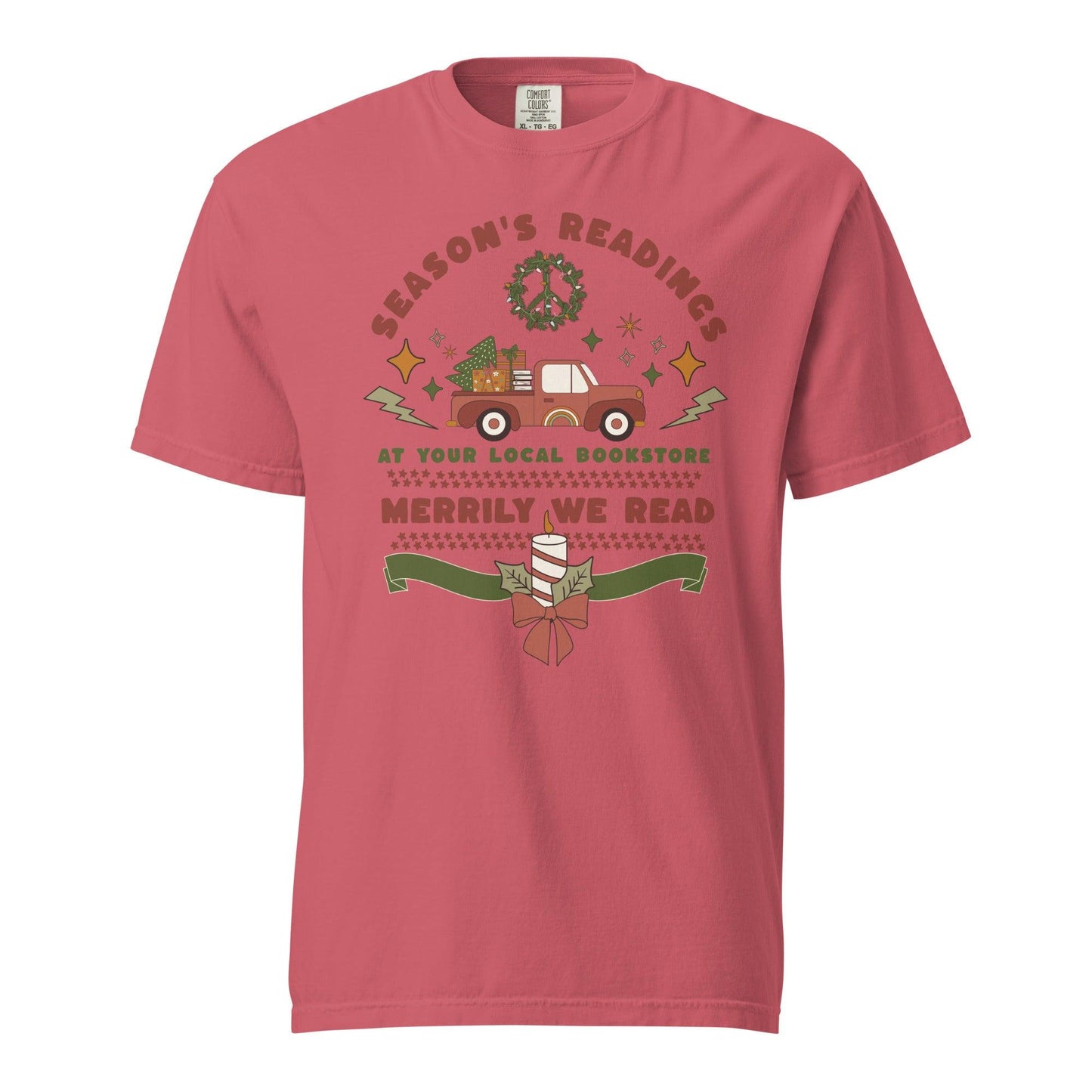 Season's Readings Christmas at Your Local Bookstore T-shirt - The Bean Workshop - bookish, Christmas, Season's Readings, t-shirt, Tee