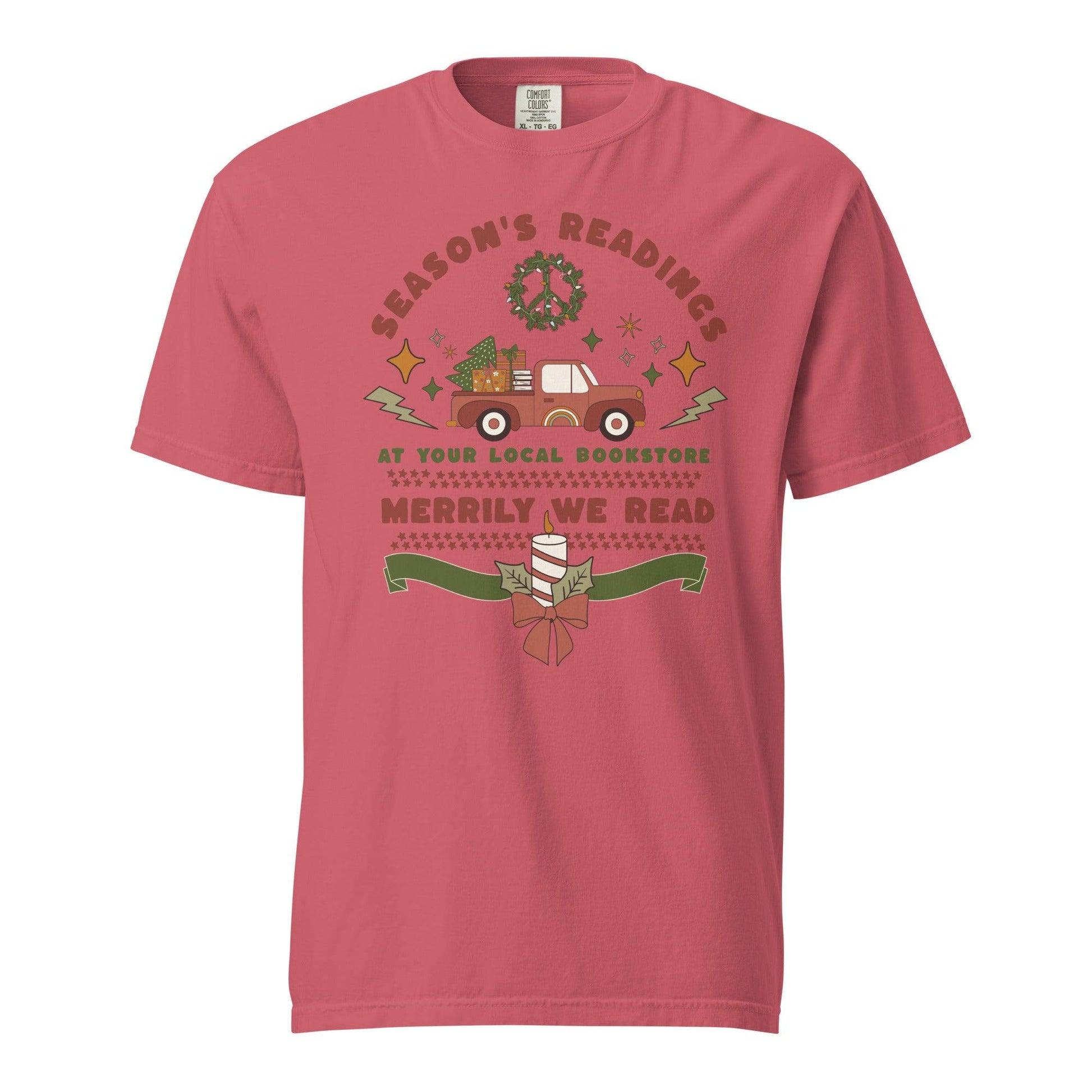 Season's Readings Christmas at Your Local Bookstore T-shirt - The Bean Workshop - bookish, Christmas, Season's Readings, t-shirt, Tee