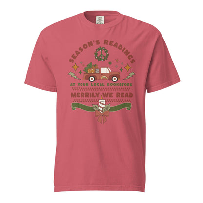Season's Readings Christmas at Your Local Bookstore T-shirt - The Bean Workshop - bookish, Christmas, Season's Readings, t-shirt, Tee