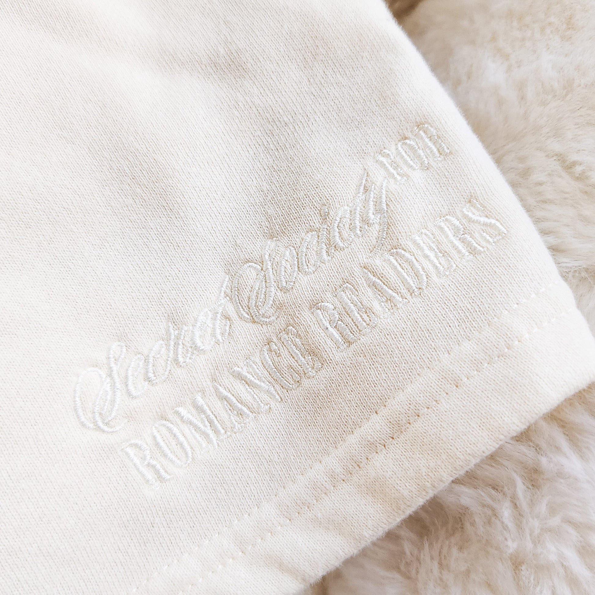 Secret Society for Romance Readers Embroidered Shorts - The Bean Workshop - romance readers, shorts