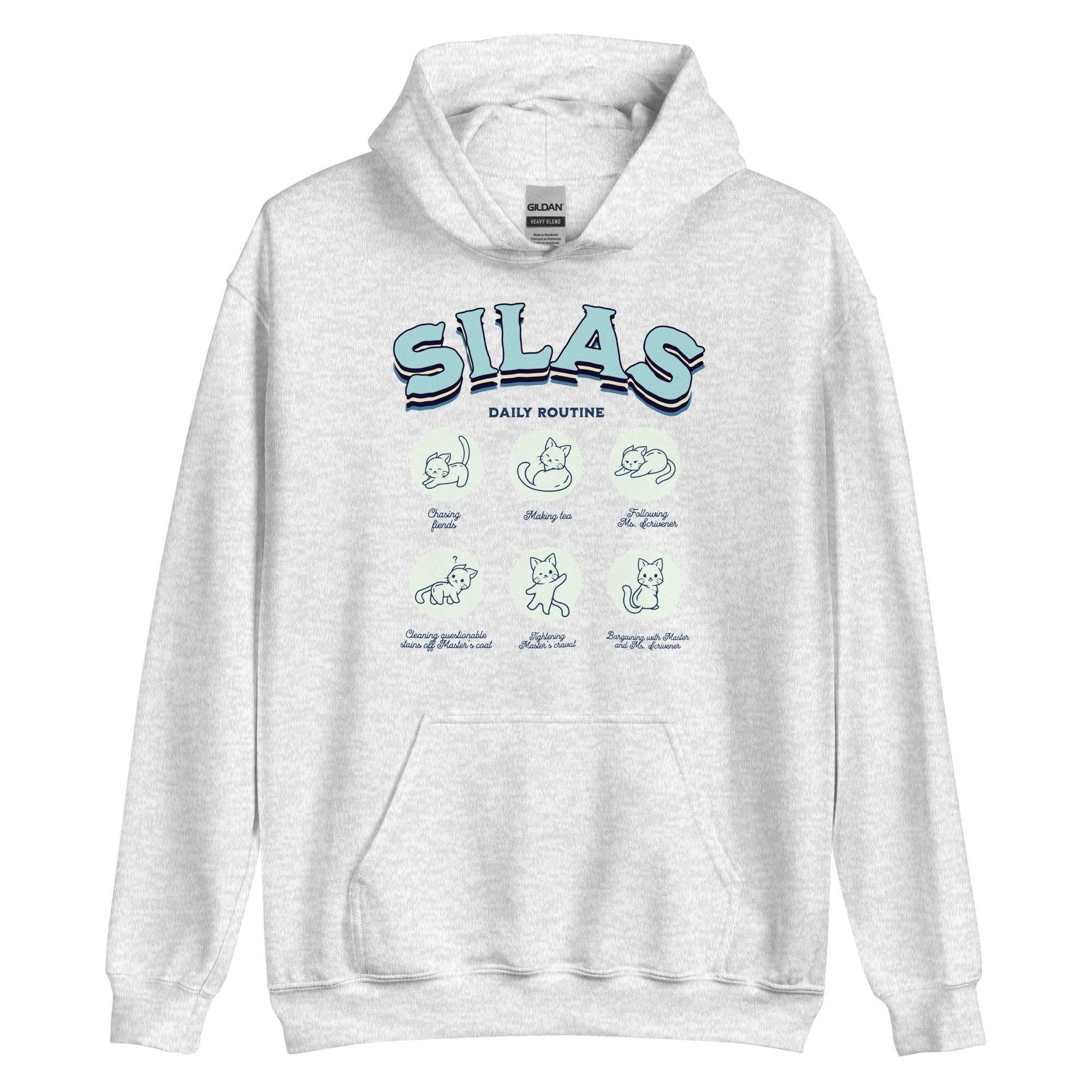 Silas Daily Routine Hoodie - The Bean Workshop - hoodie, Margaret Rogerson, Silas, Sorcery of Thorns