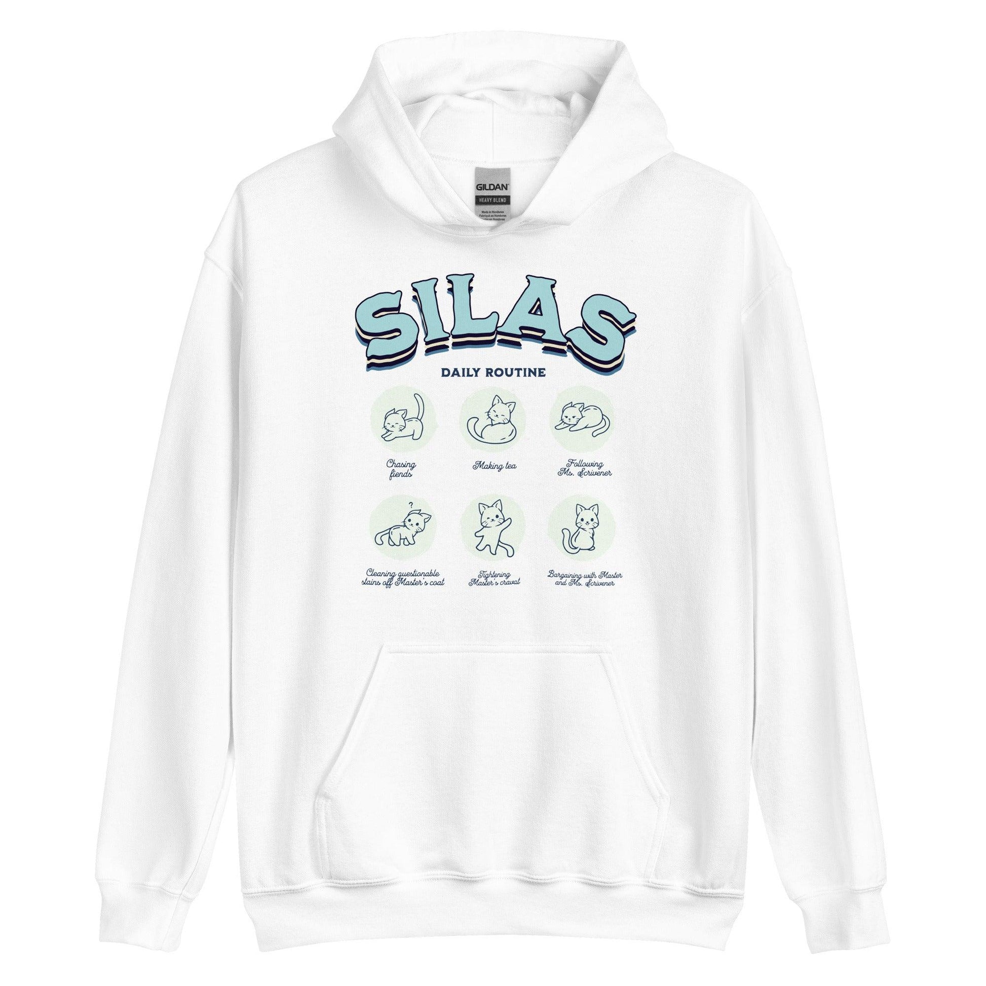 Silas Daily Routine Hoodie - The Bean Workshop - hoodie, Margaret Rogerson, Silas, Sorcery of Thorns