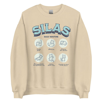Silas Daily Routine Sweatshirt - The Bean Workshop - margaret rogerson, sorcery of thorns, sweatshirt