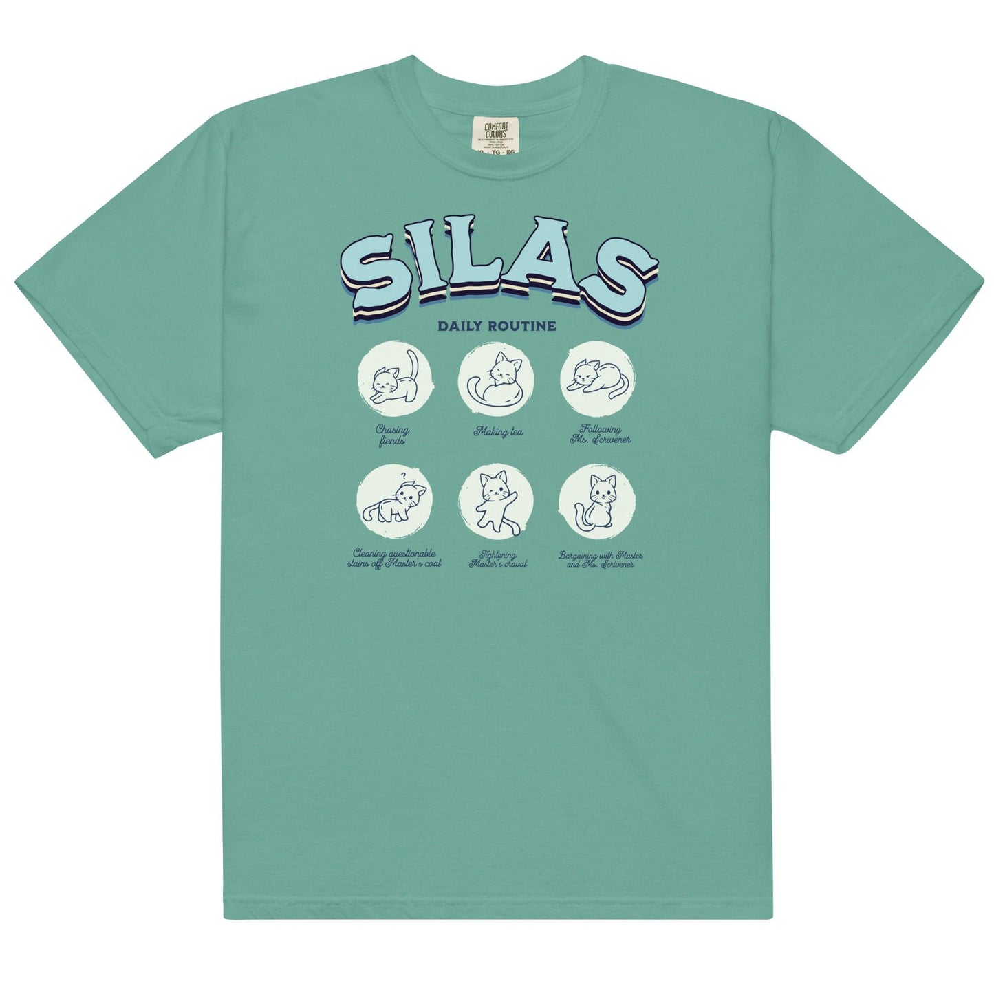 Silas Daily Routine Tee Shirt - The Bean Workshop - box tee, margaret rogerson, sorcery of thorns