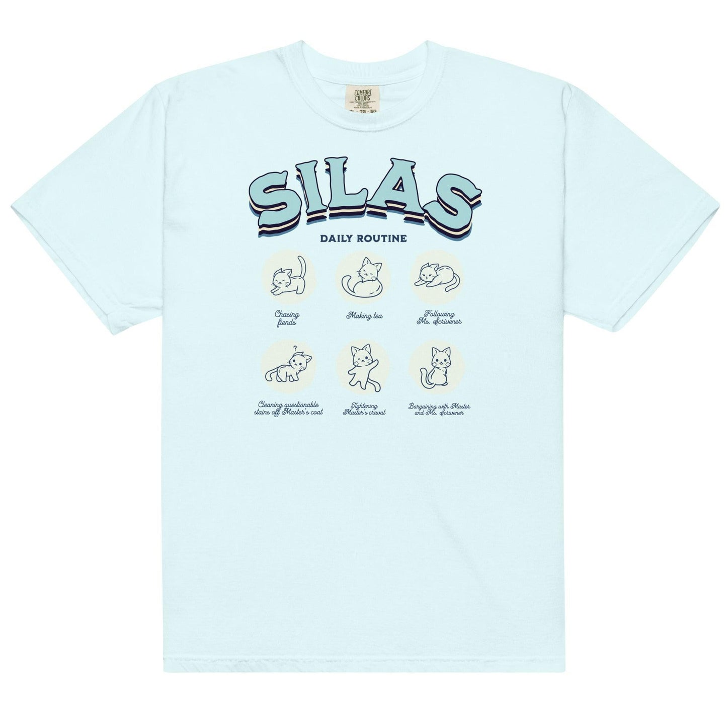 Silas Daily Routine Tee Shirt - The Bean Workshop - box tee, margaret rogerson, sorcery of thorns