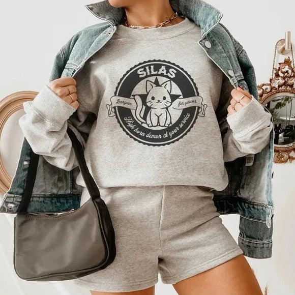 Silas Sweatshirt - The Bean Workshop - margaret rogerson, sorcery of thorns, sweatshirt