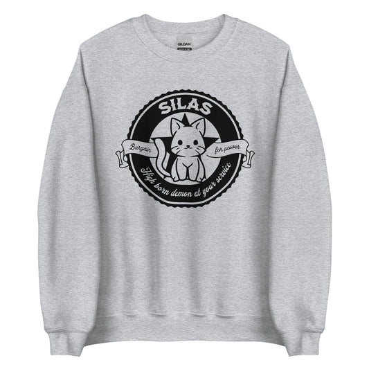 Silas Sweatshirt - The Bean Workshop - margaret rogerson, sorcery of thorns, sweatshirt