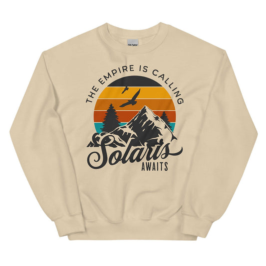 Solaris Awaits Sweatshirt - The Bean Workshop - air awakens, elise kova, sweatshirt