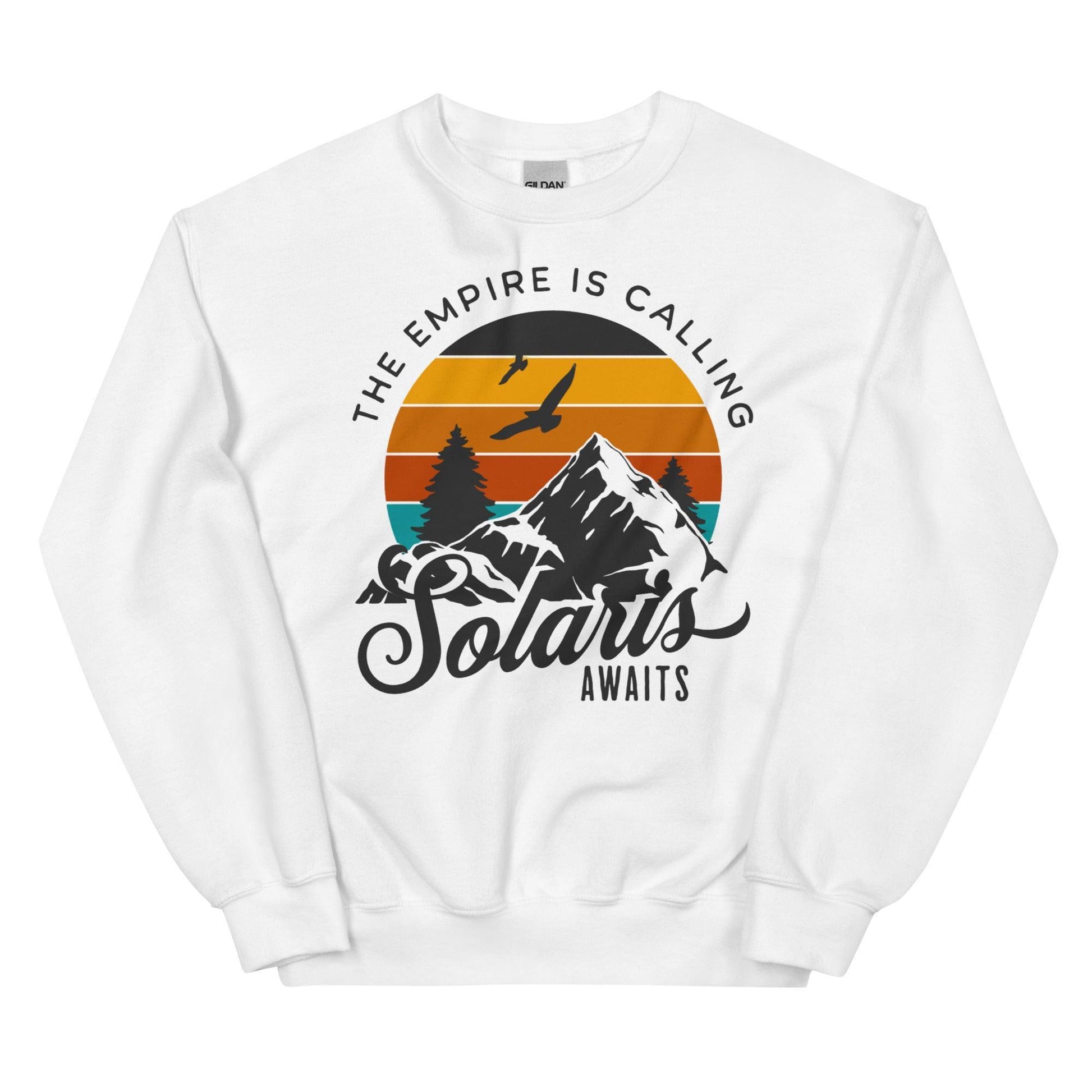 Solaris Awaits Sweatshirt - The Bean Workshop - air awakens, elise kova, sweatshirt