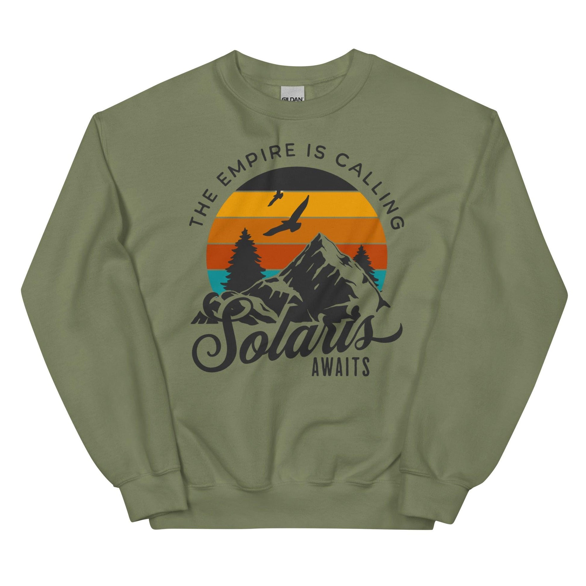 Solaris Awaits Sweatshirt - The Bean Workshop - air awakens, elise kova, sweatshirt