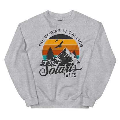 Solaris Awaits Sweatshirt - The Bean Workshop - air awakens, elise kova, sweatshirt