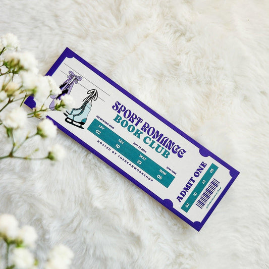 Sport Romance Book Club Bookmark - The Bean Workshop - book club, bookmark, sport romance