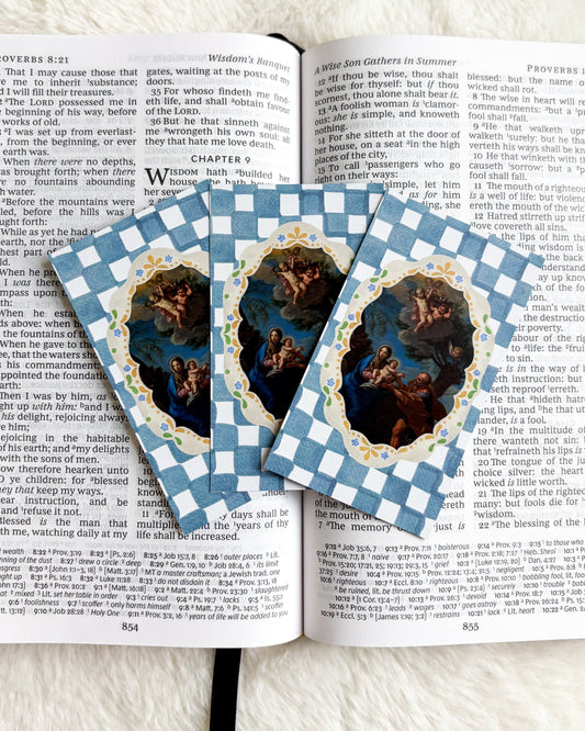 St. Joseph Prayer Card & Bookmark - The Bean Workshop - archangel, Baptism, Catholic, children, Confirmation, faith gift, First Communion, guardian angel, Hail Mary, Holy Family, prayer card, St. Joseph, St. Michael