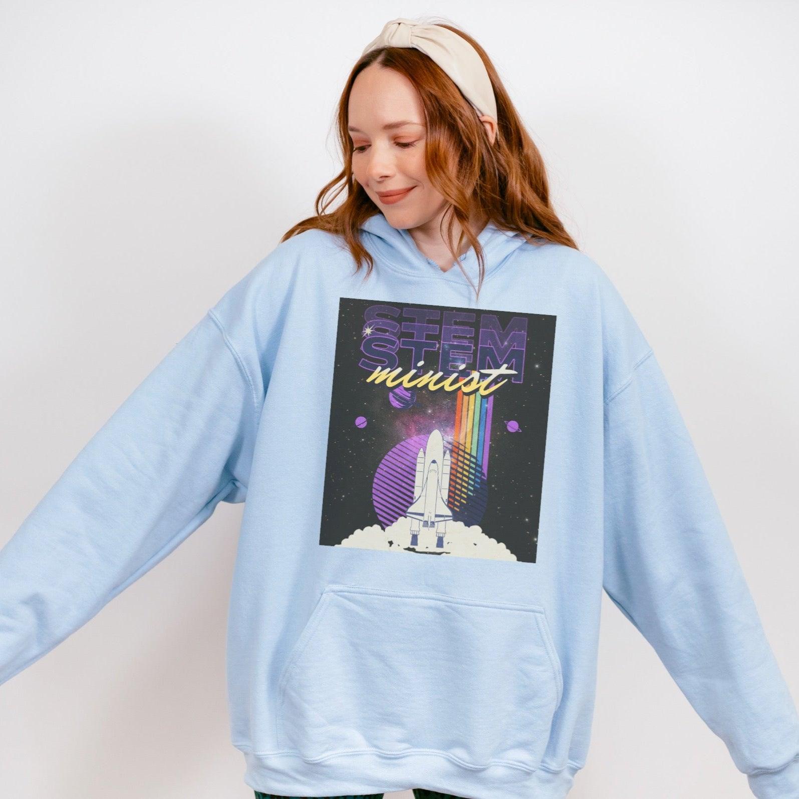 STEM-Minist Hoodie - The Bean Workshop - ali hazelwood, hoodie, love on the brain, the love hypothesis