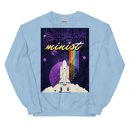 STEM-Minist Sweatshirt - The Bean Workshop - Ali Hazelwood, love on the brain, STEM, STEM-Minist, sweater, sweatshirt, the love hypothesis