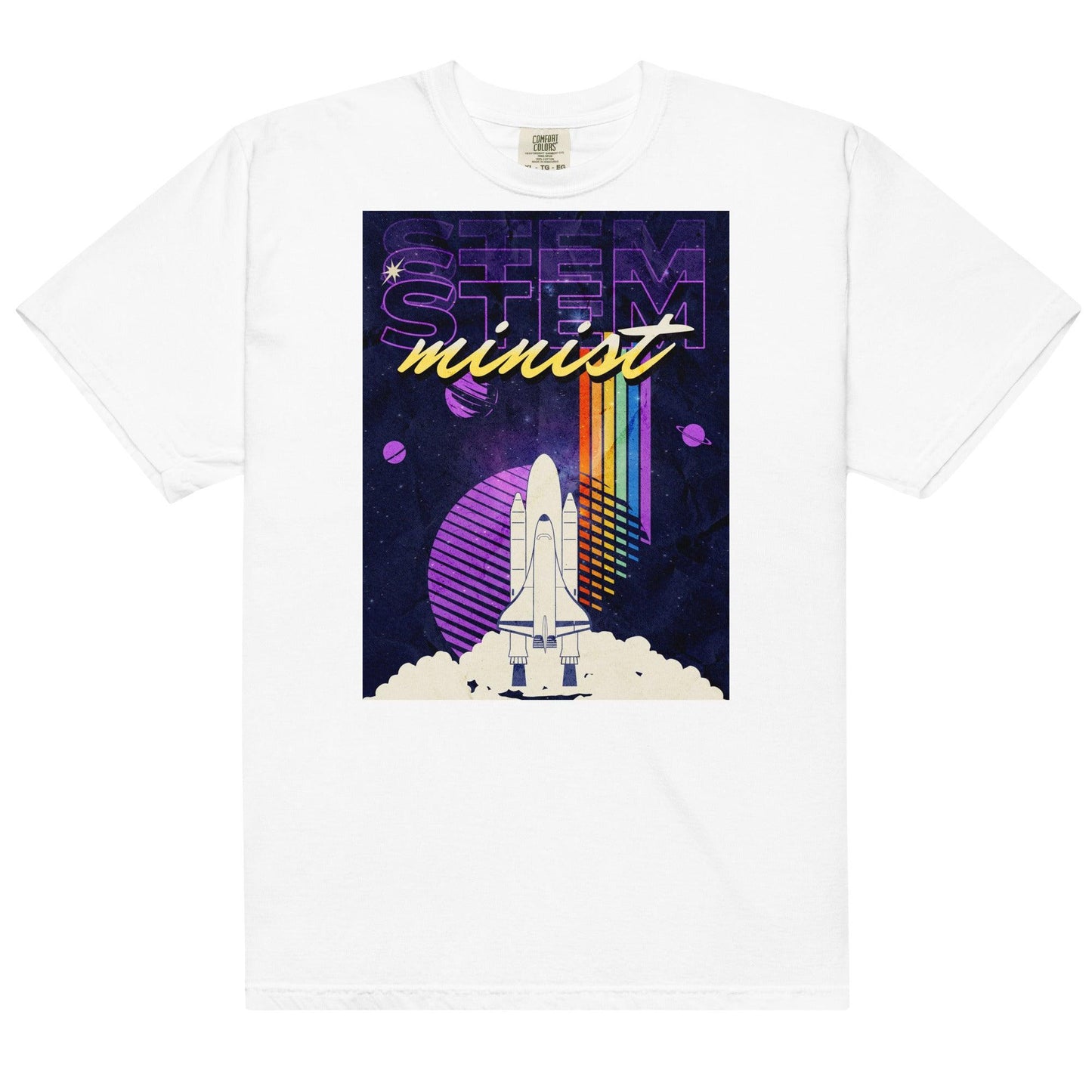 STEM-Minist Tee Shirt - The Bean Workshop - ali hazelwood, box tee, love on the brain, olive smith, the love hypothesis