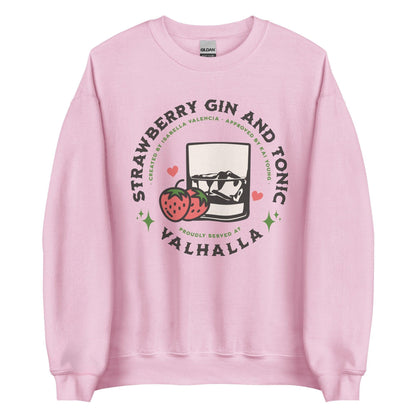 Strawberry Gin and Tonic Isabella and Kai Sweatshirt - The Bean Workshop - ana huang, kings of sin, sweatshirt
