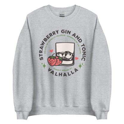 Strawberry Gin and Tonic Isabella and Kai Sweatshirt - The Bean Workshop - ana huang, kings of sin, sweatshirt