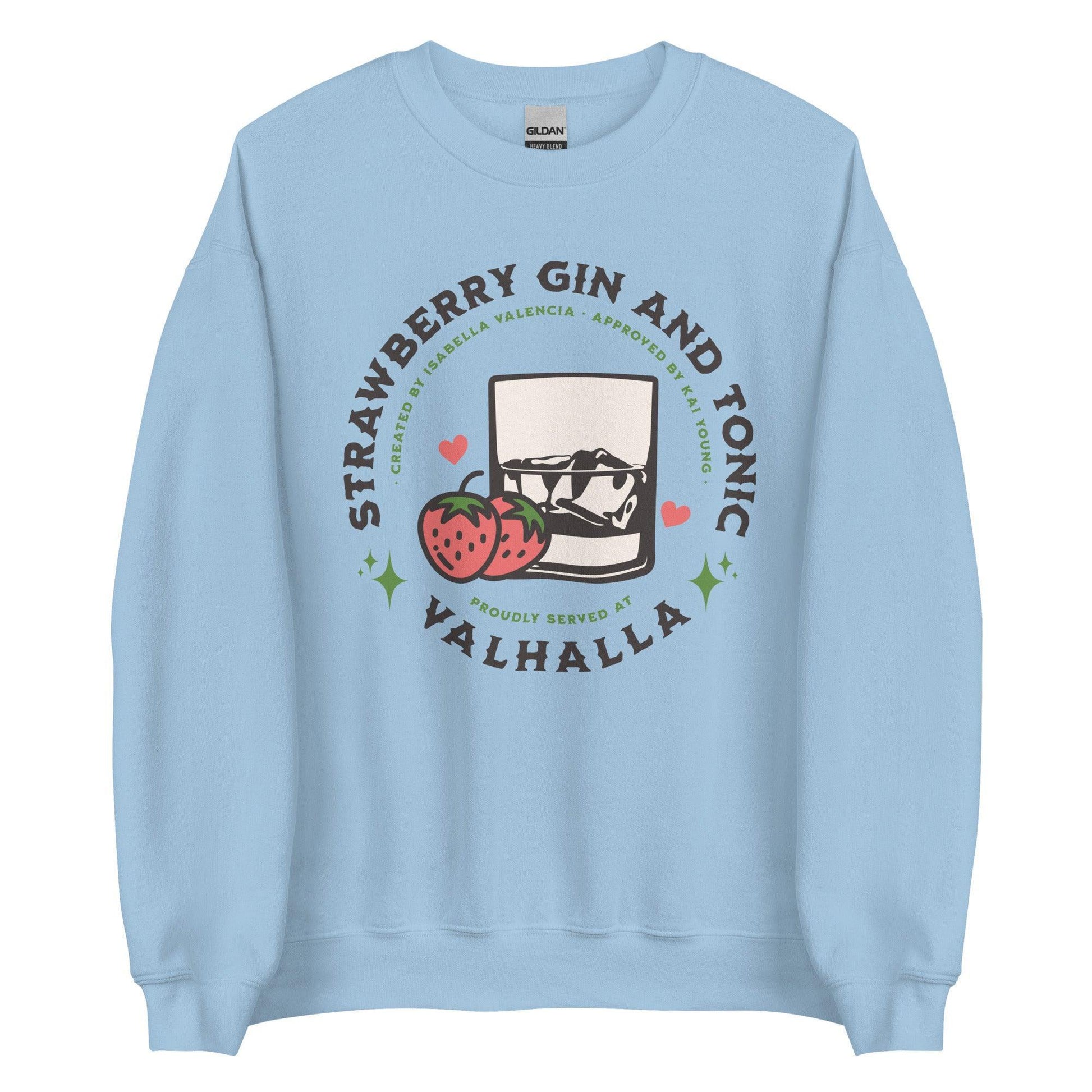 Strawberry Gin and Tonic Isabella and Kai Sweatshirt - The Bean Workshop - ana huang, kings of sin, sweatshirt
