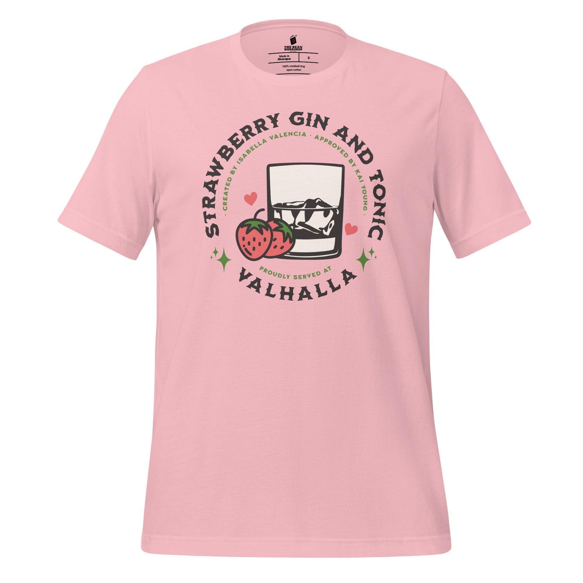 Strawberry Gin and Tonic Isabella and Kai T-Shirt - The Bean Workshop - ana huang, kings of sin, t-shirt