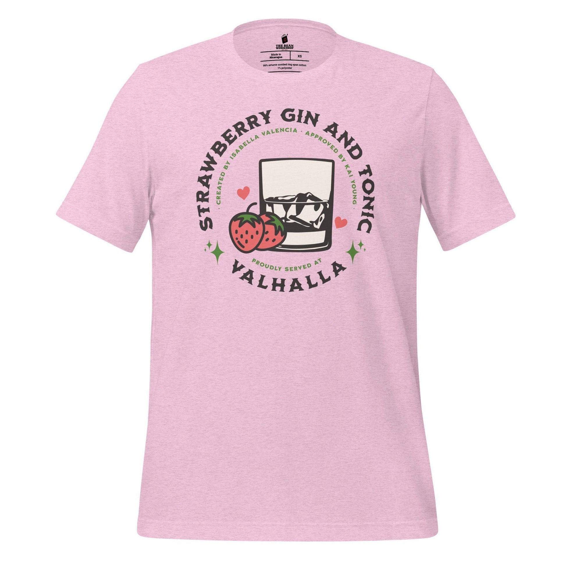 Strawberry Gin and Tonic Isabella and Kai T-Shirt - The Bean Workshop - ana huang, kings of sin, t-shirt