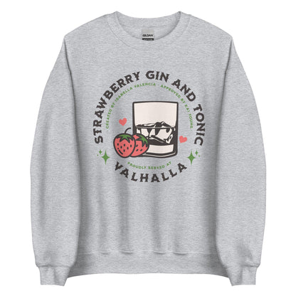 Strawberry Gin and Tonic Sweatshirt - Isabella and Kai Sweater - The Bean Workshop - ana huang, kings of sin, sweatshirt
