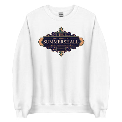 Summershall Sweatshirt - The Bean Workshop - margaret rogerson, sorcery of thorns, sweatshirt