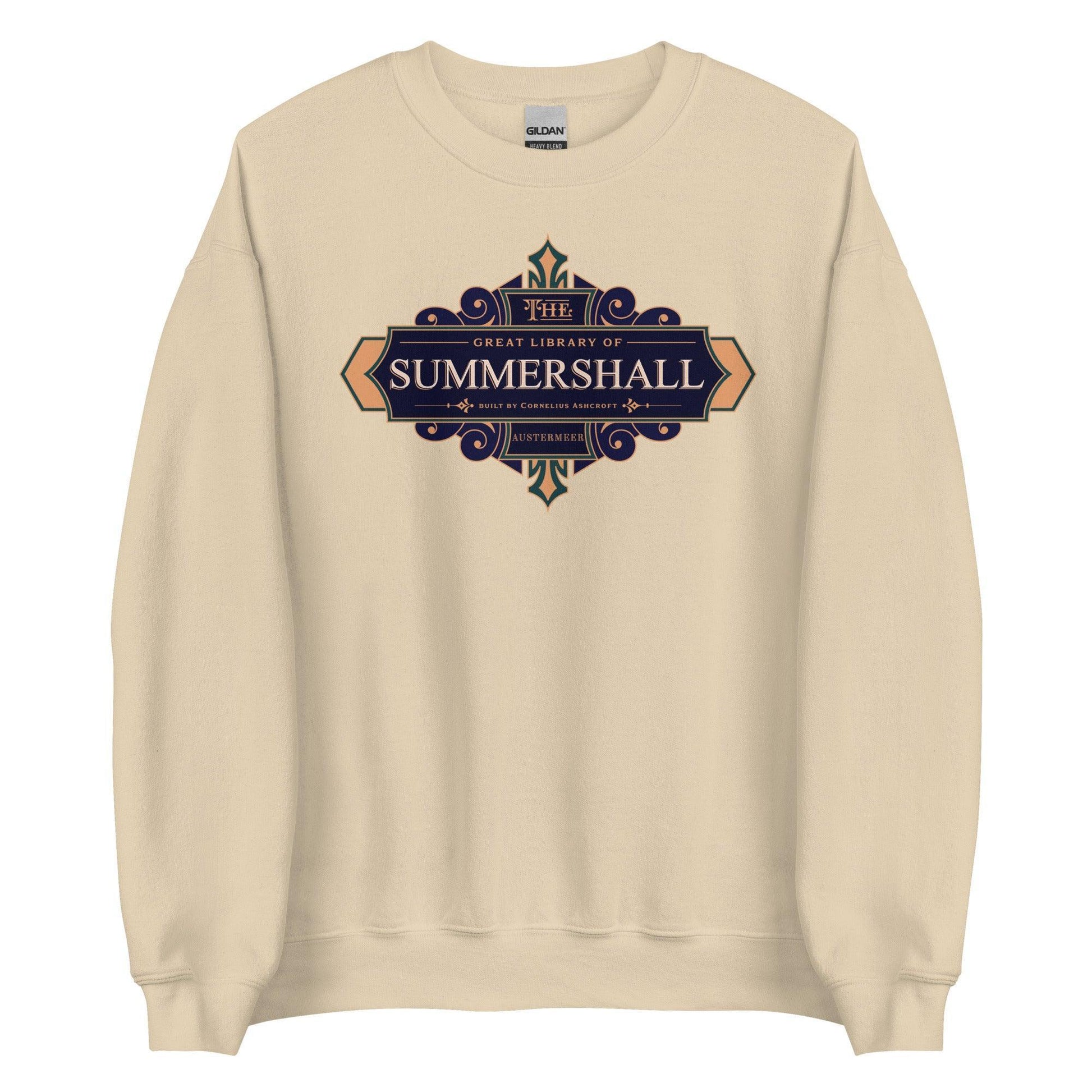 Summershall Sweatshirt - The Bean Workshop - margaret rogerson, sorcery of thorns, sweatshirt