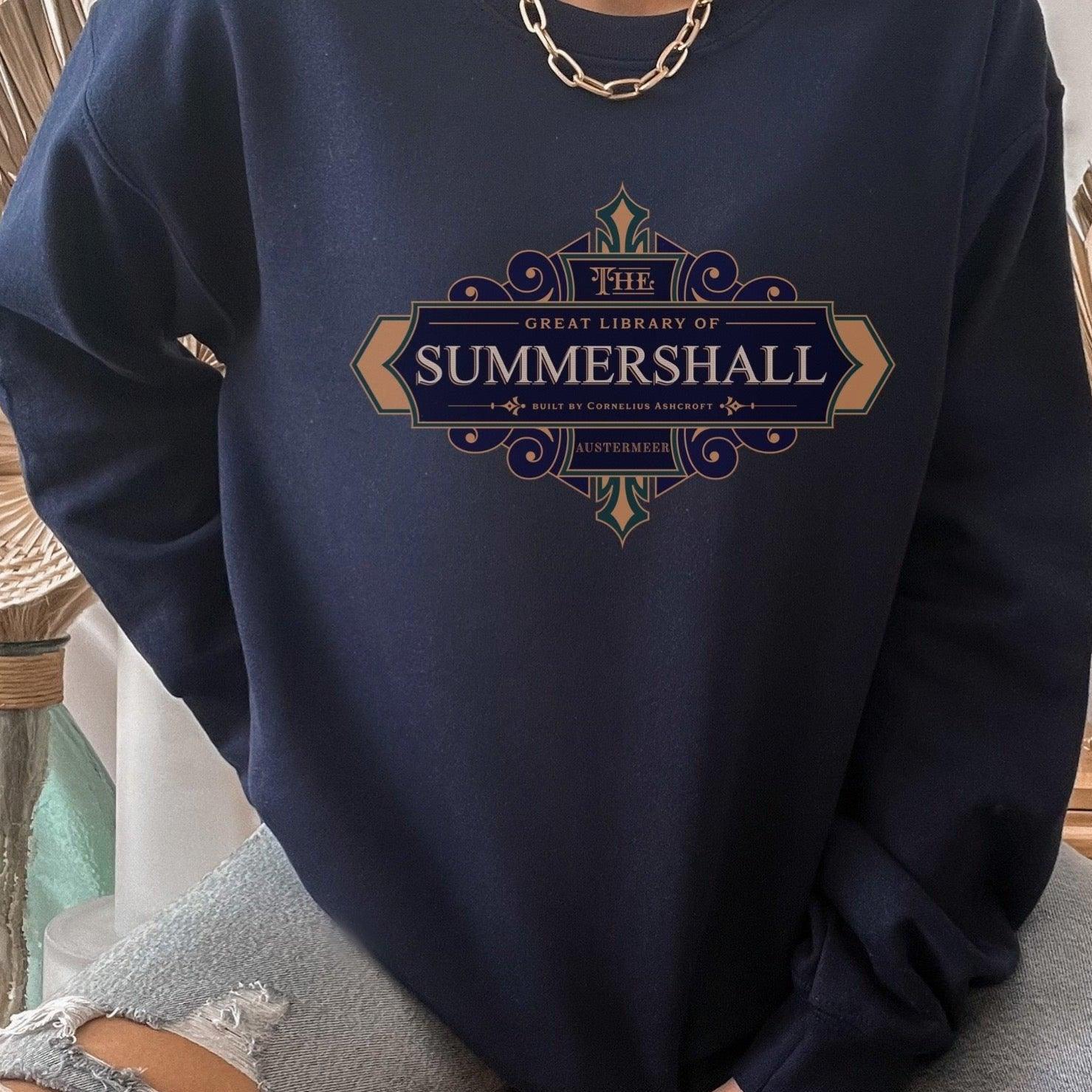 Summershall Sweatshirt - The Bean Workshop - margaret rogerson, sorcery of thorns, sweatshirt