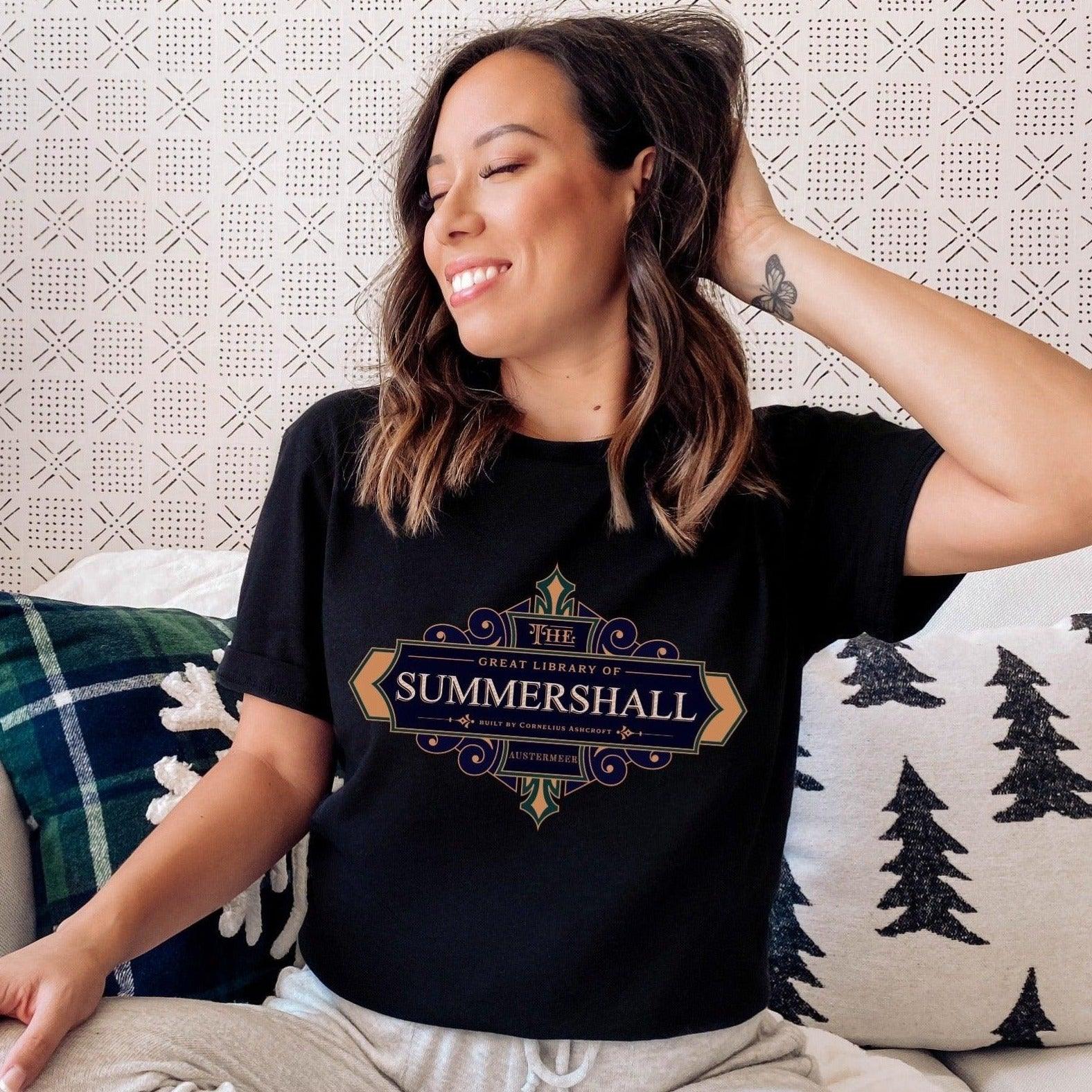 Summershall T-shirt - The Bean Workshop - margaret rogerson, sorcery of thorns, t-shirt