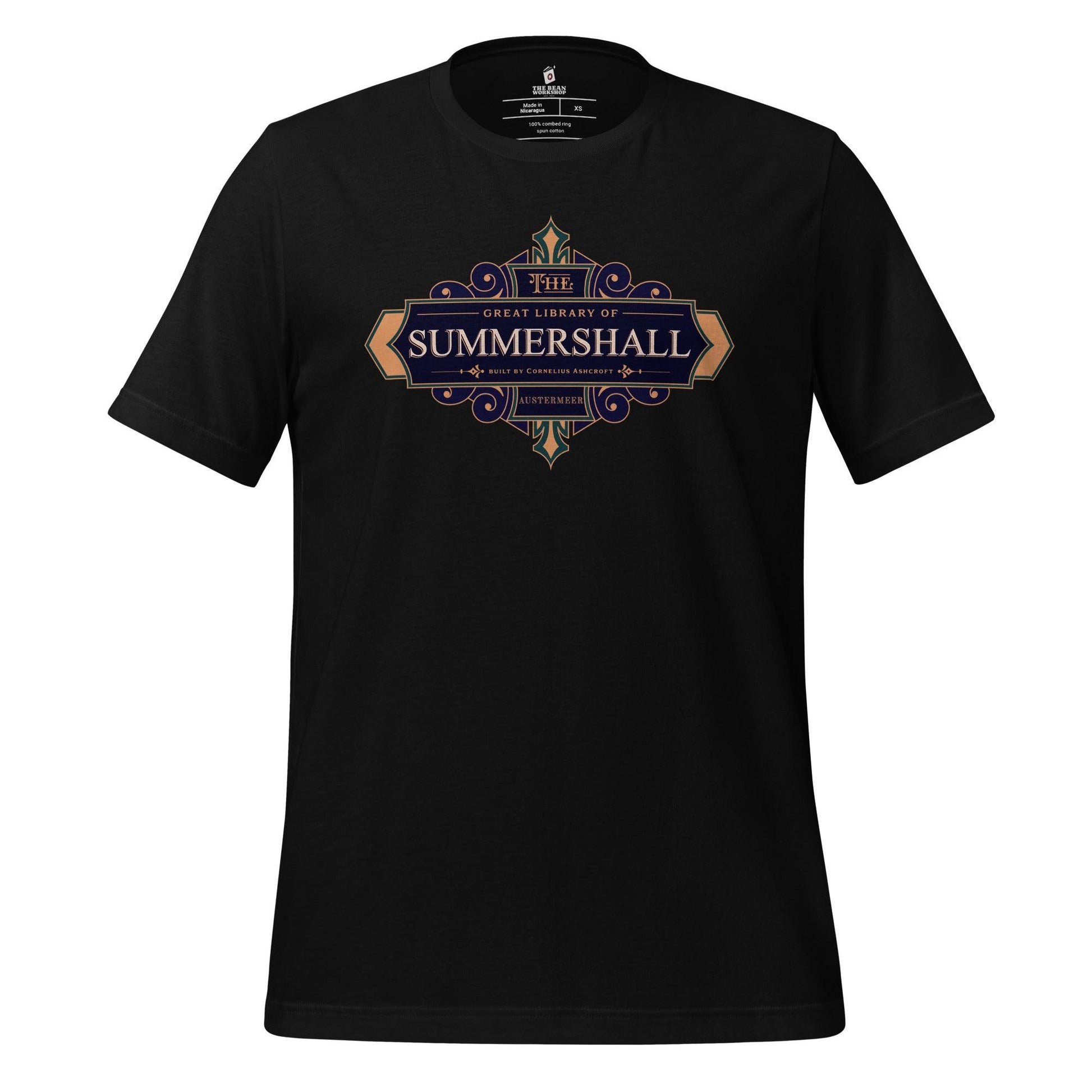 Summershall T-shirt - The Bean Workshop - margaret rogerson, sorcery of thorns, t-shirt